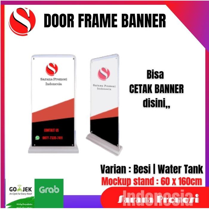 

door frame termurah - Rangka Besi, + Flexy 280gr