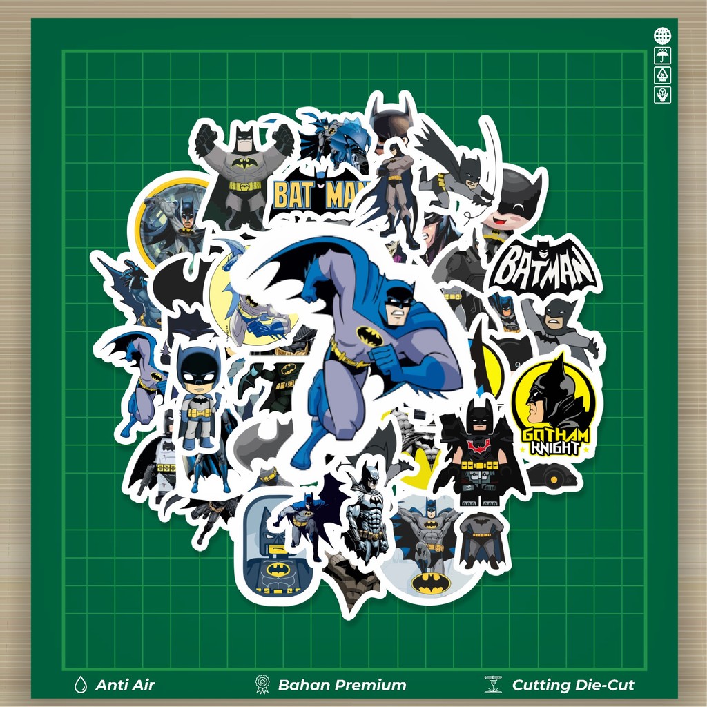

HOT 50 PCS STIKER Stiker Kartun Batman Stiker Fashion Cars Decal Dingin Kartu Album Custom Vinyl Anti Air- Sticker Aesthetic Buku Journal Koper Casing HP Tablet Laptop Helm Motor Botol Minum