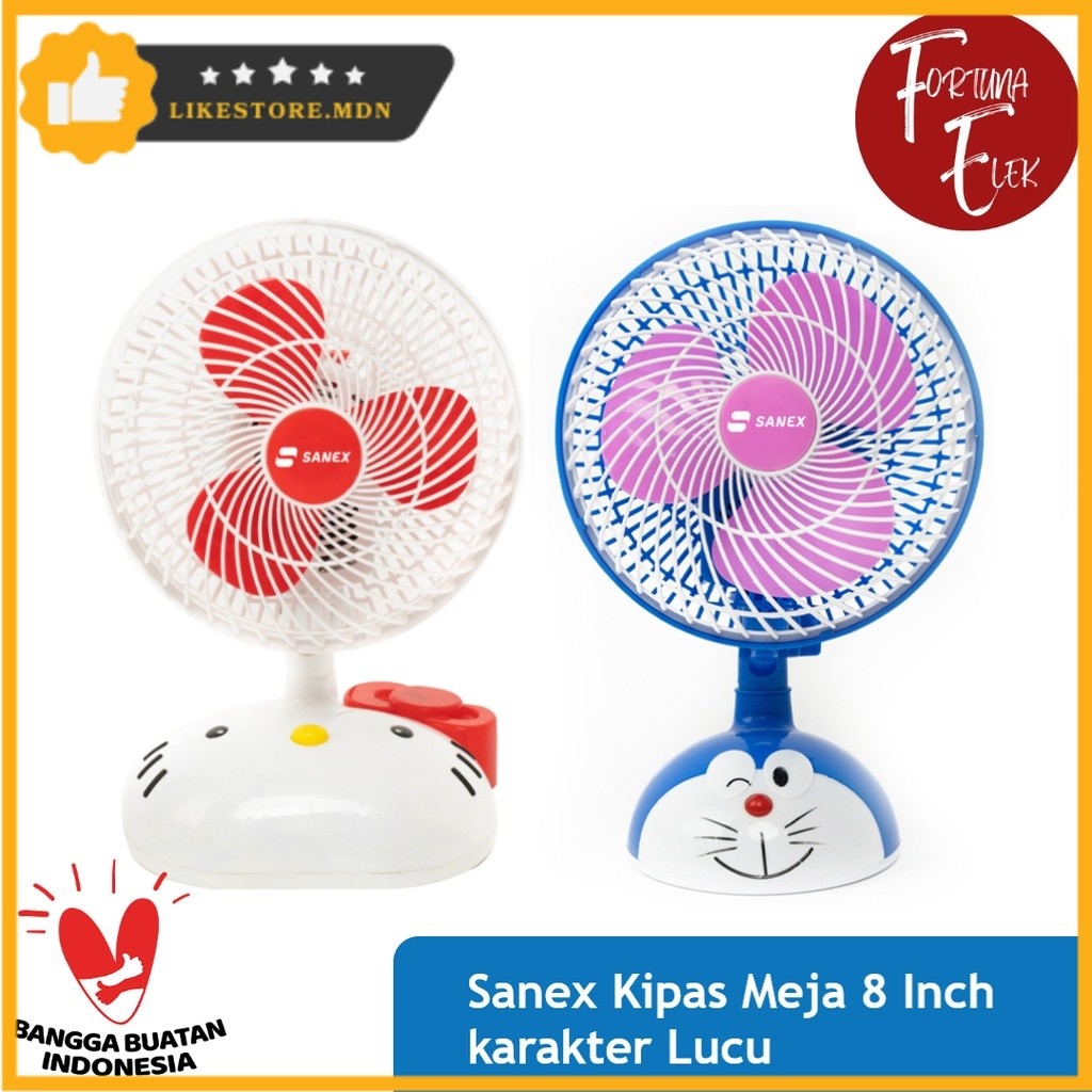 SANEX KIPAS ANGIN KARAKTER 8" SN FD 0881 H / 0882 D