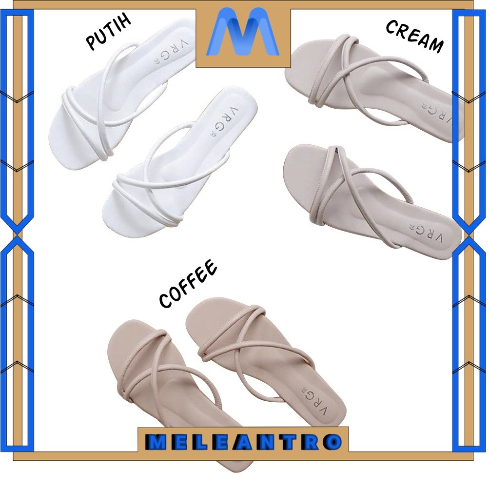 AMR 02 SANDAL TEPLEK SILANG SWEET ELVINA