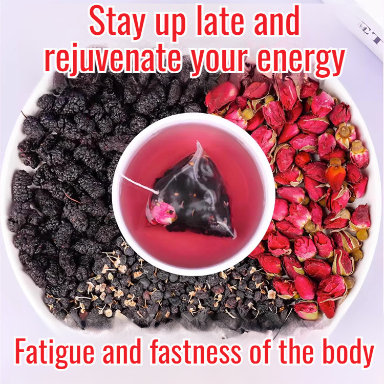 

Hot-Selling Wellness Choice Mulberry Goji Berry Rose Tea Natural Herbal Tea to Boost Immunity Fragrant, Sweet, and Nourishing for Body and Mind