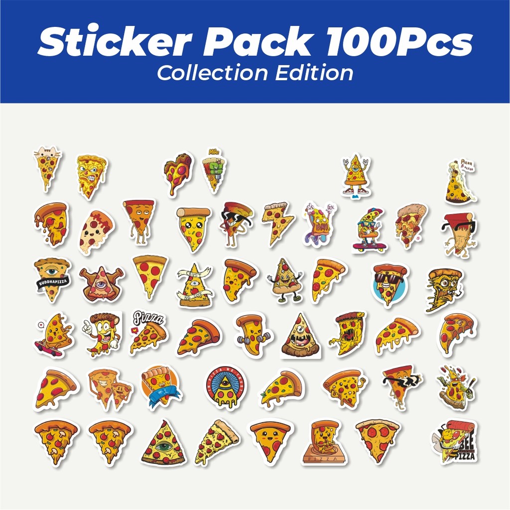 

Hot Stiker Food Delicious [Makanan Lezat] Lucu Anti Air Stikers Berperekat Waterproof Sticker Decal Buat Motor Helm Buku Journal Koper Casing HP Laptop Botol Minum