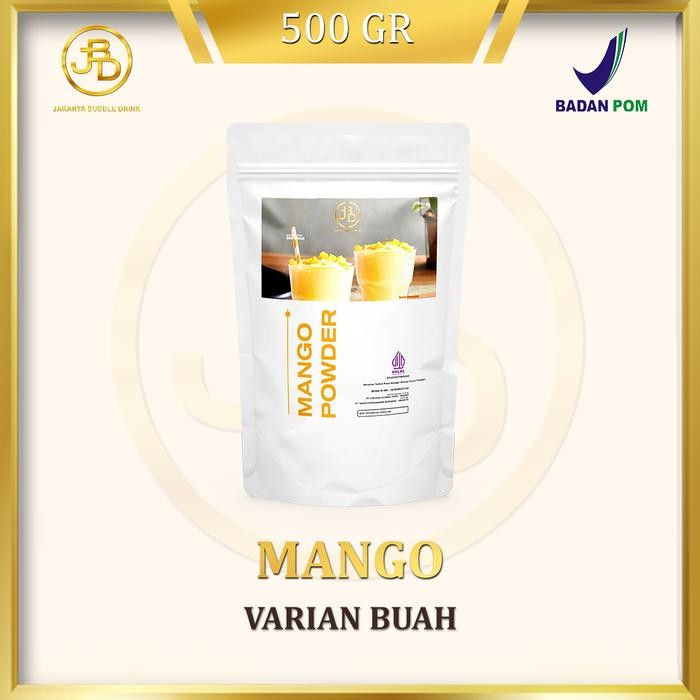 

Terjangkau -[NEW] Bubuk Minuman Premium Mango 1Kg || Jakarta Bubble Drink - 500 gram