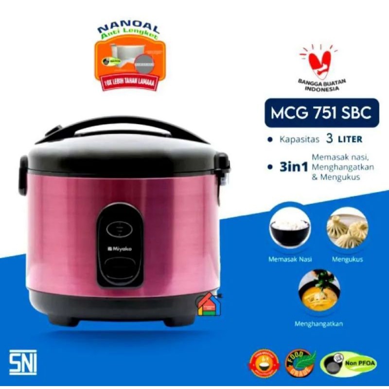 magic com Miyako 3 liter MCG- 751 SBC