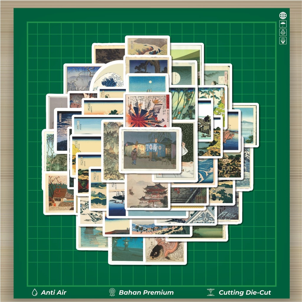 

HOT 50 PCS STIKER Stiker Japanese Customs 2 Stiker Fashion Cars Decal Dingin Kartu Album Custom Vinyl Anti Air- Sticker Aesthetic Buku Journal Koper Casing HP Tablet Laptop Helm Motor Botol Minum