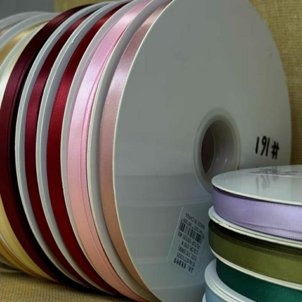 

1 Roll - size 1.3 cm DX | Pita Double Satin Import ½ inch