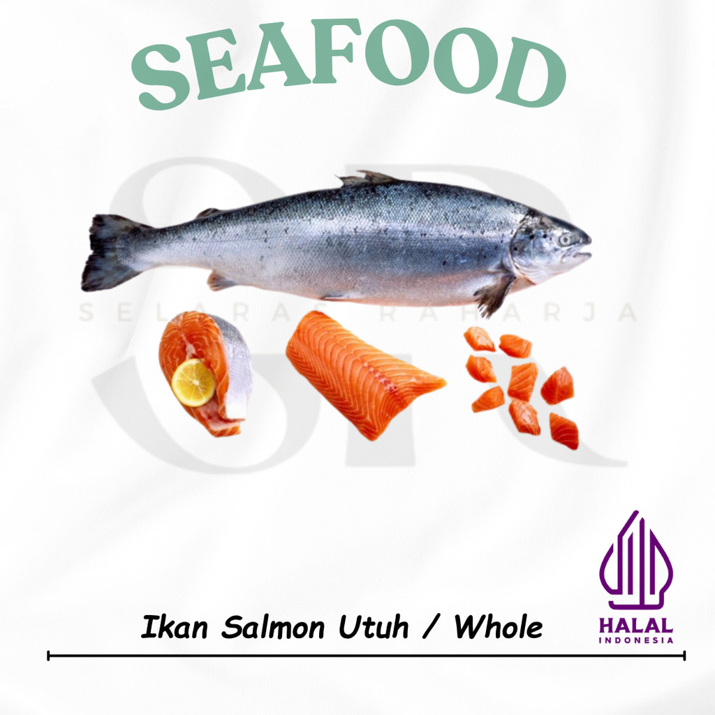 

Salmon Utuh / Whole Salmon Frozen 1 ekor Tangerang