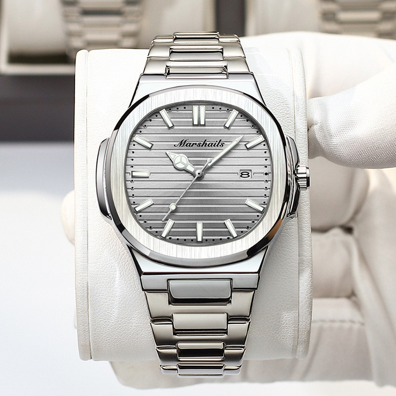 

Jam Tangan Pria Swiss Baru Tahan Air Ultra-tipis Jam Kalender Kuarsa