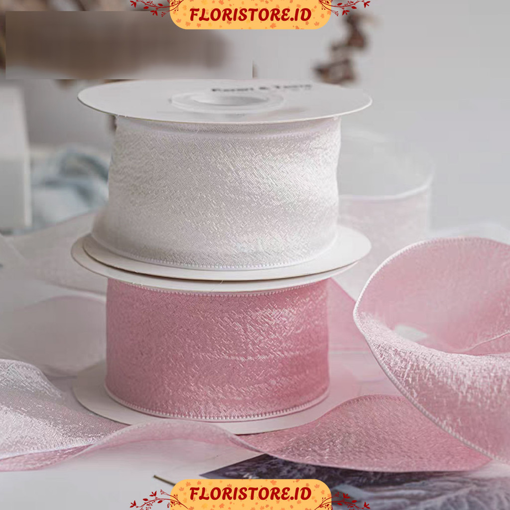 

CHIFFON RIBBON 3 CM / PITA KAIN / PITA KADO / FLORIST SUPPLY