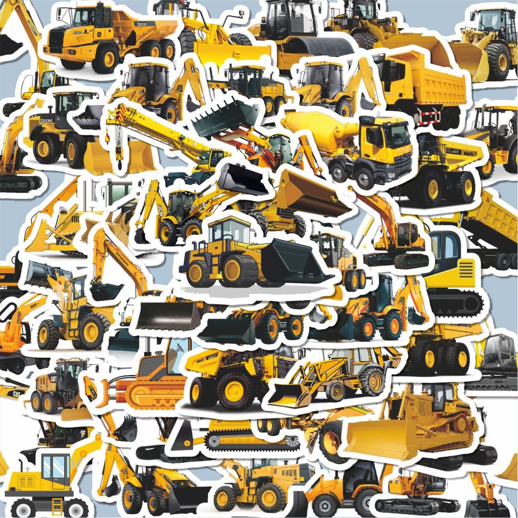 

100PCS Lucu Stiker Kartun Vehicle Series 1 [Kendaraan] Stiker Aesthetic Stiker Anti Air Stikers Berperekat Waterproof sticker decal buat Motor Helm Buku Journal Koper Casing HP Laptop Botol Minum Hadiah anak