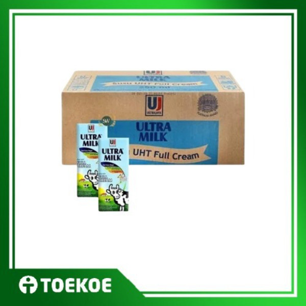 

TOEKOE Ultra Milk Susu Full Cream 250ml 1 Dus [Isi 24pcs]