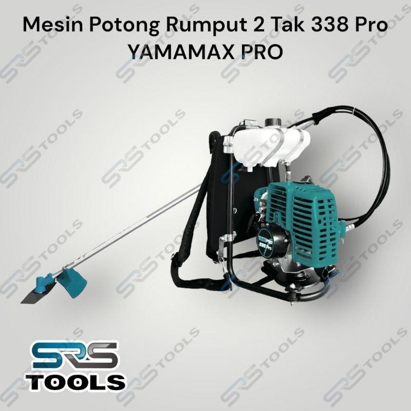 YAMAMAX PRO 338 Mesin Potong Rumput Gendong 2 Tak 338Pro Bensin Campur