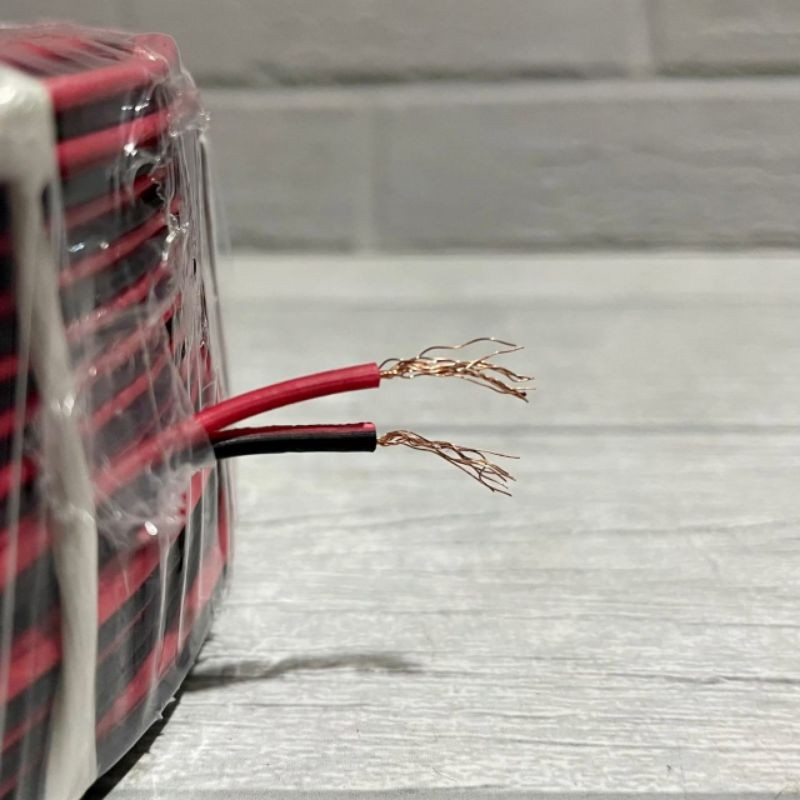 HARGA PER 1 METER MIKA KABEL TEMBAGA 2X10 CU TWIN ROUND TEMBAGA MURNI KABEL ISI 2 SERABUT 2 x 10 BAG