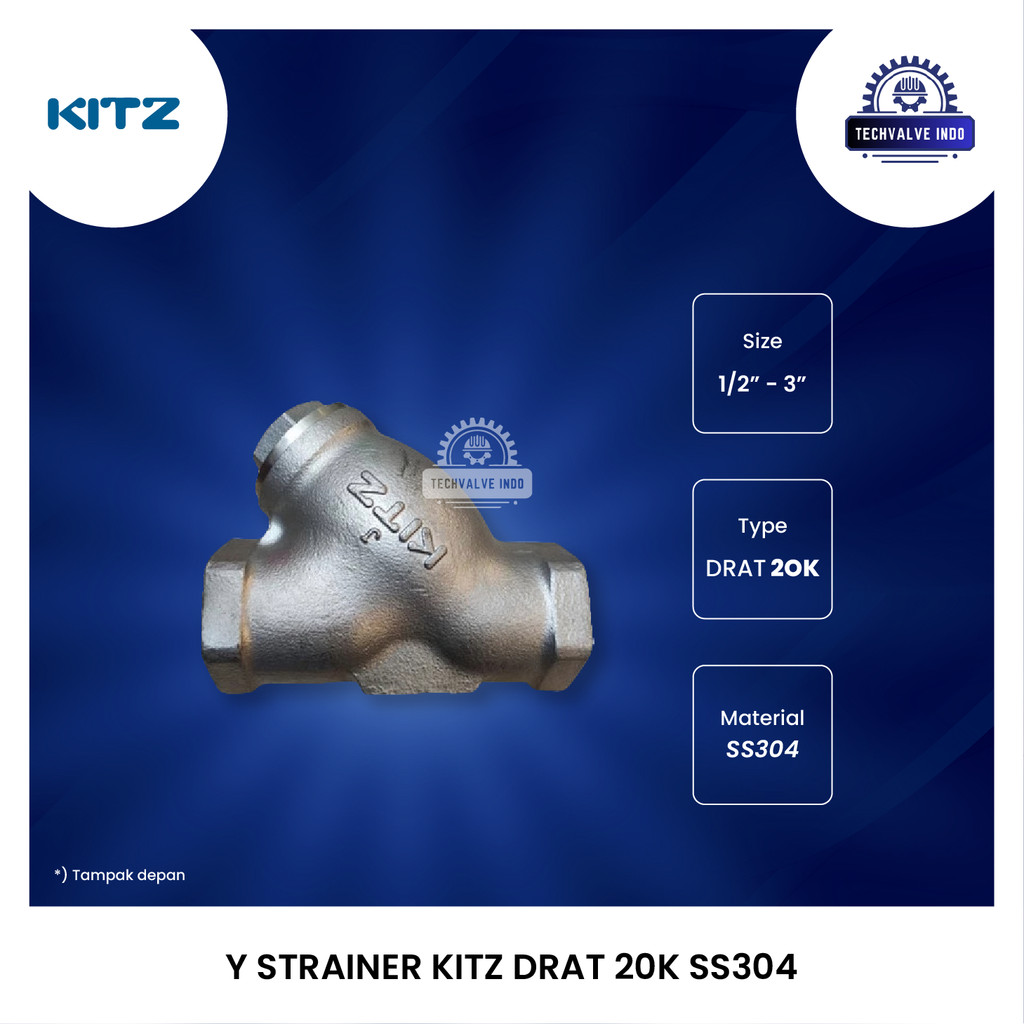 Y STRAINER KITZ SS304 2" INCH DRAT 20K ORIGINAL