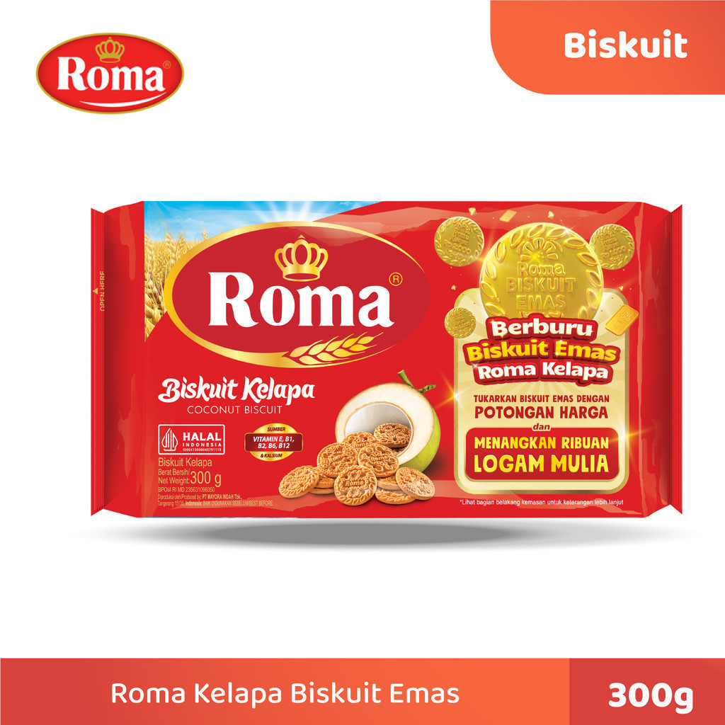 

Biskuit Roma Kelapa 300 gr