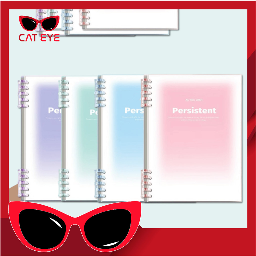 

PROMO - 6646 Buku Binder / Buku Catatan Lucu / Buku Tulis Sekolah / Aesthetic Korean Loose Leaf Binder / Notebook Loose Leaf Lucu