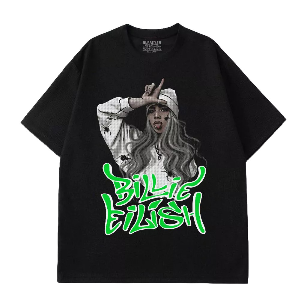 Ivanka Clothing t-shirt Billie eilish spider kaos pria dan wanita berkualitas distro vintage lengan 