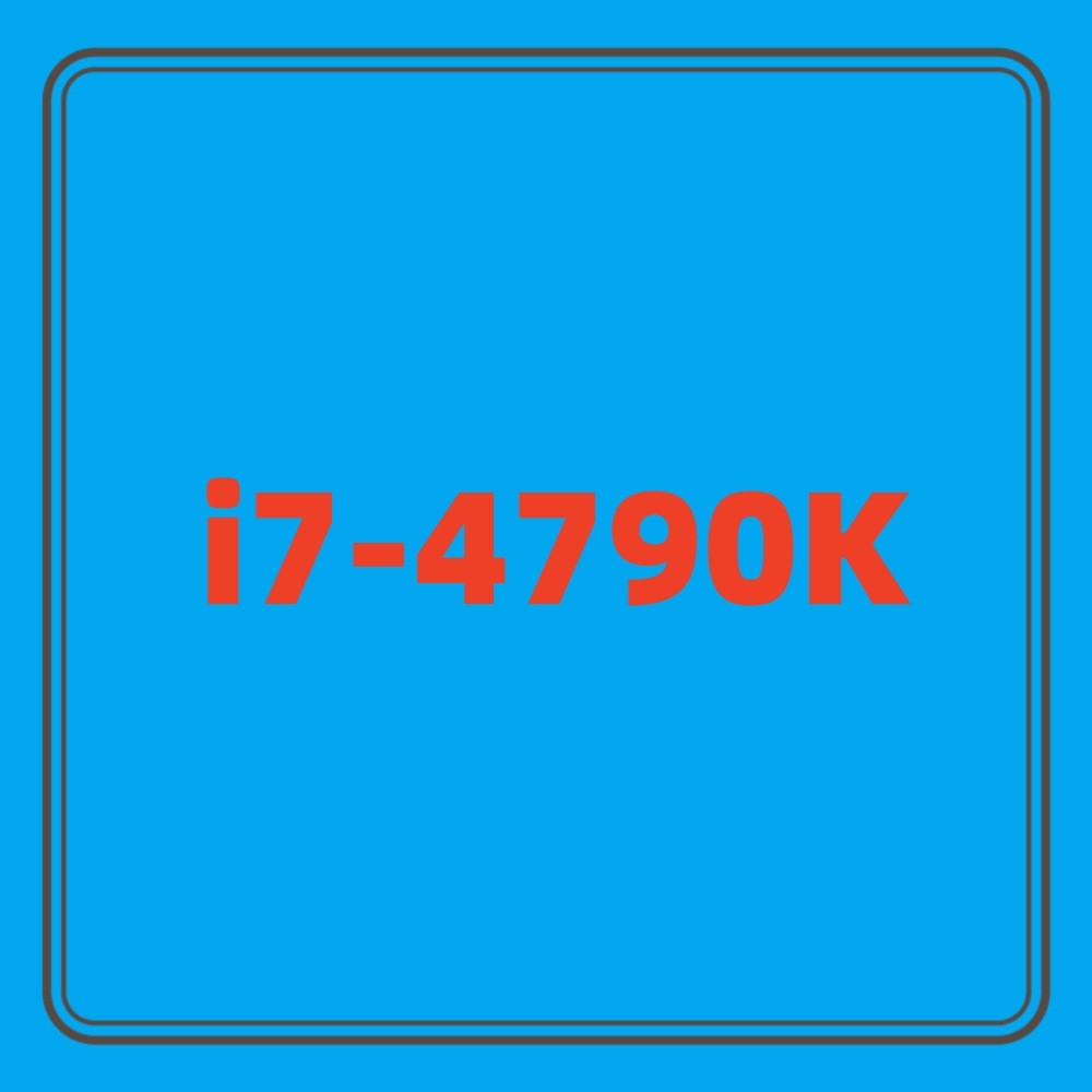 Intel Used Core i7-4790K i7 4790K 4-Core 8-Thread 4.0Ghz L3/8M 22NM 88W LGA 1151 Desktop CPU SR219