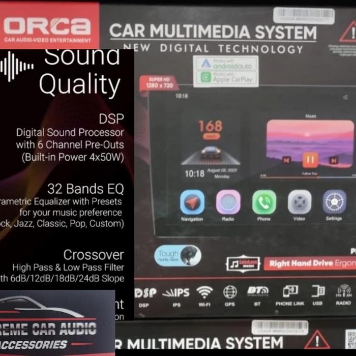 Headunit Android Orca pro +G2 Android ADR 9988 9-10 inch