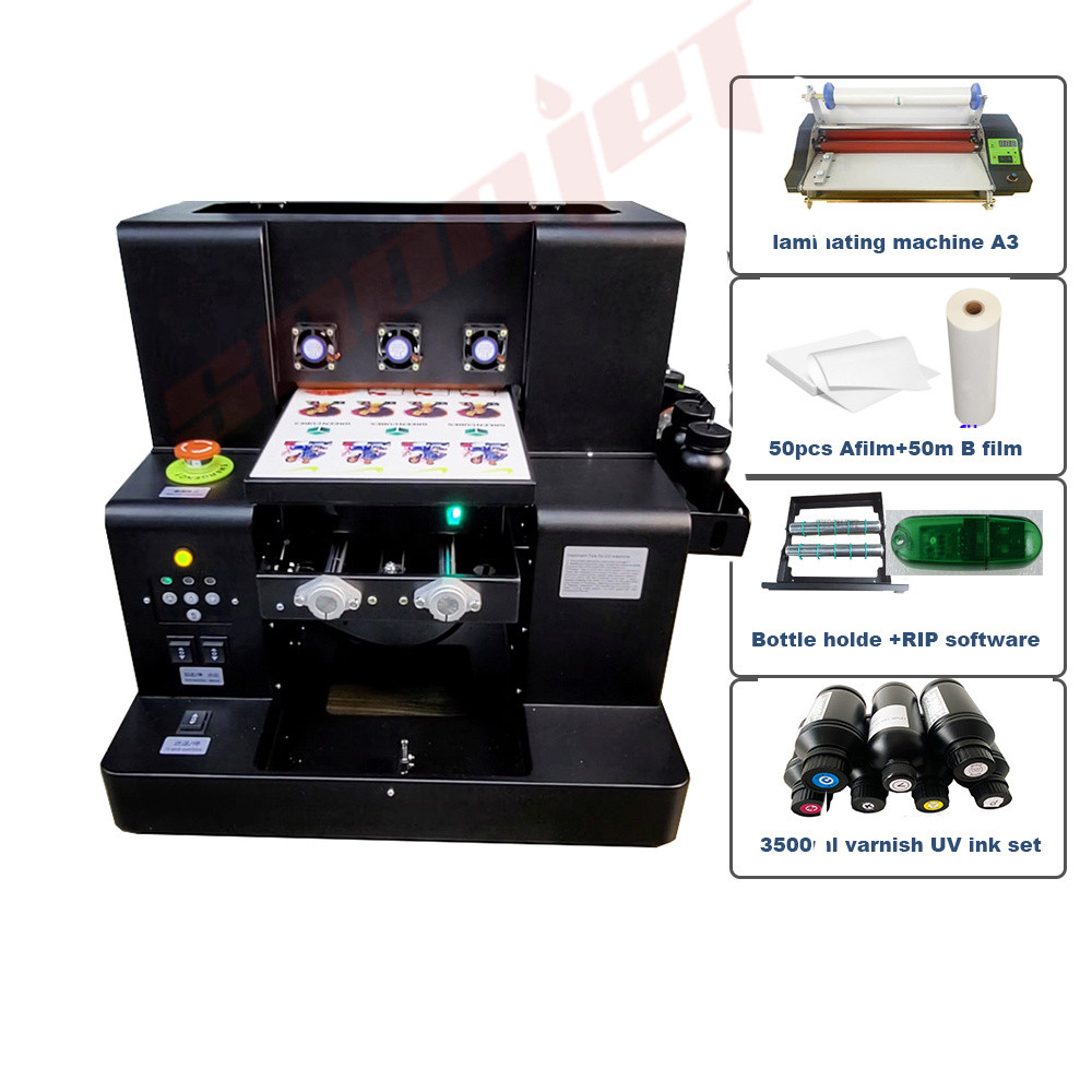 Digital XP600 uv dtf printer a4 For Epson xp600 printer head uv dtf sticker bottle phone case pvc ca