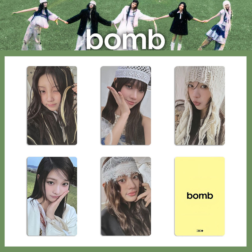 

5Pcs/Set ILLIT Idol Girl New Album bomb HD Printd Photocards WONHEE IROHA YUNAH High Quality MINJU MOKA Lomo Cards Fans Gifts
