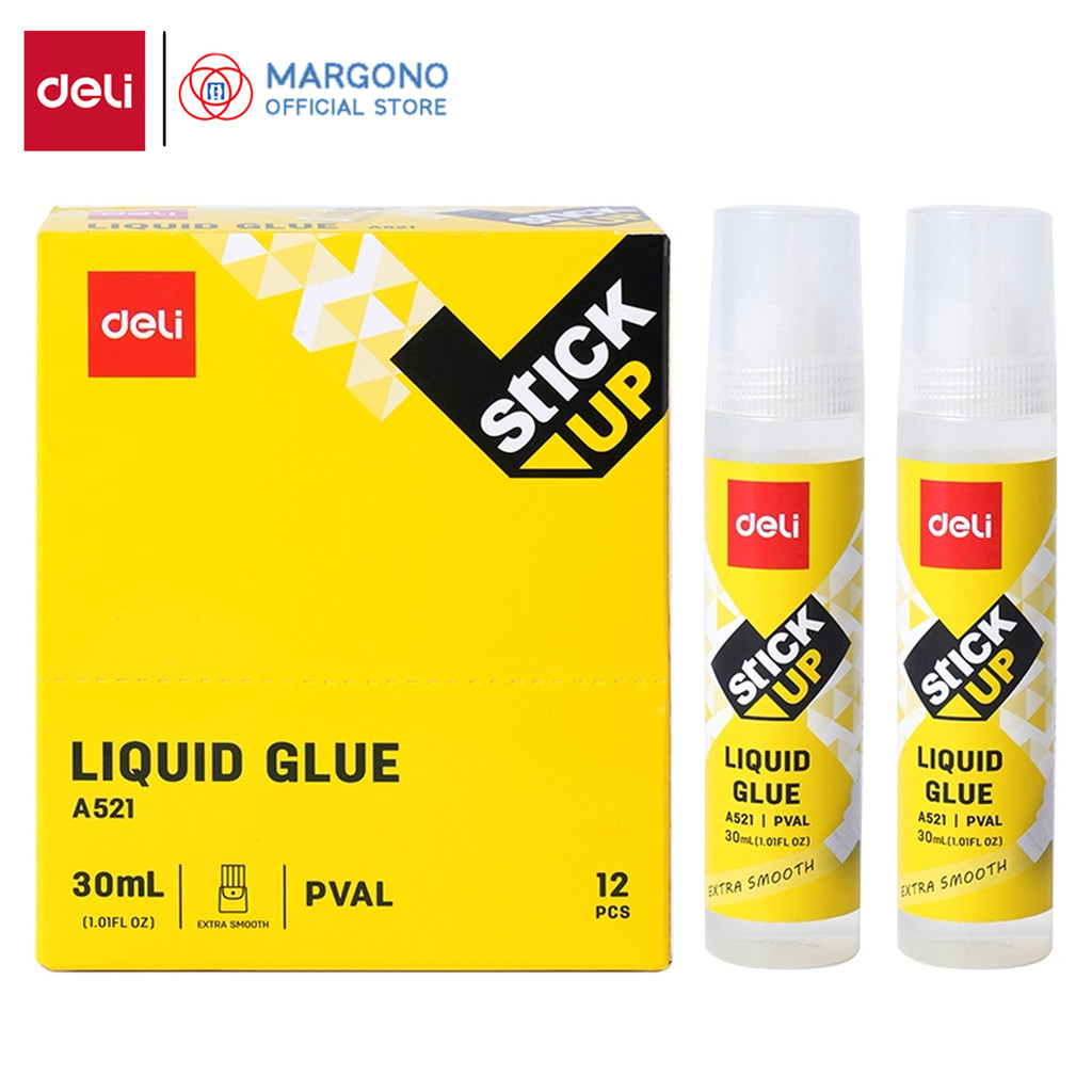 

Deli Lem Cair Bening 30 ml / Liquid Glue Kertas Perekat Kuat Cepat Kering EA251 - 1 pcs