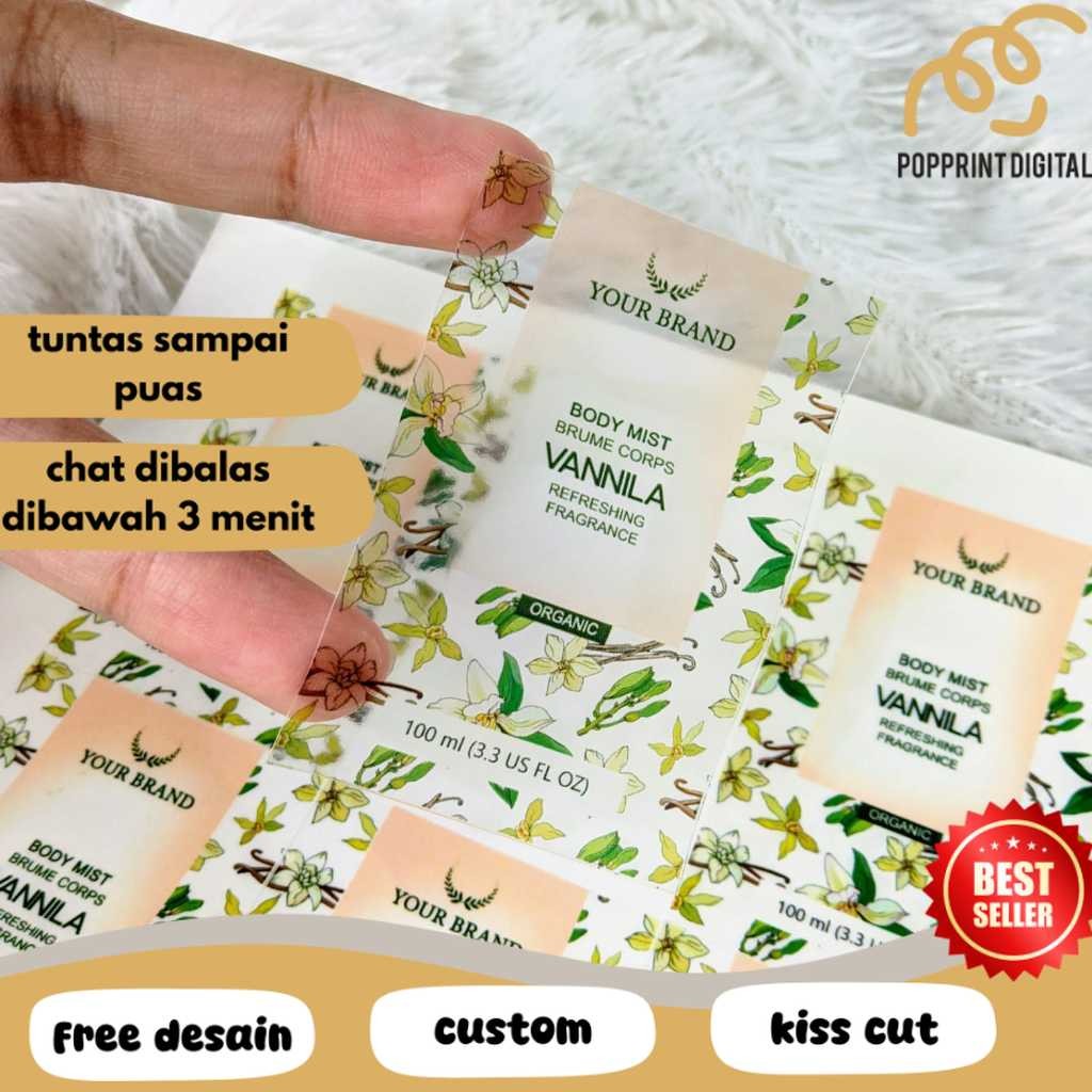 

PpD Print Cetak Stiker Label Parfum Sticker Parfume Custom Label Wewangian Free Desain