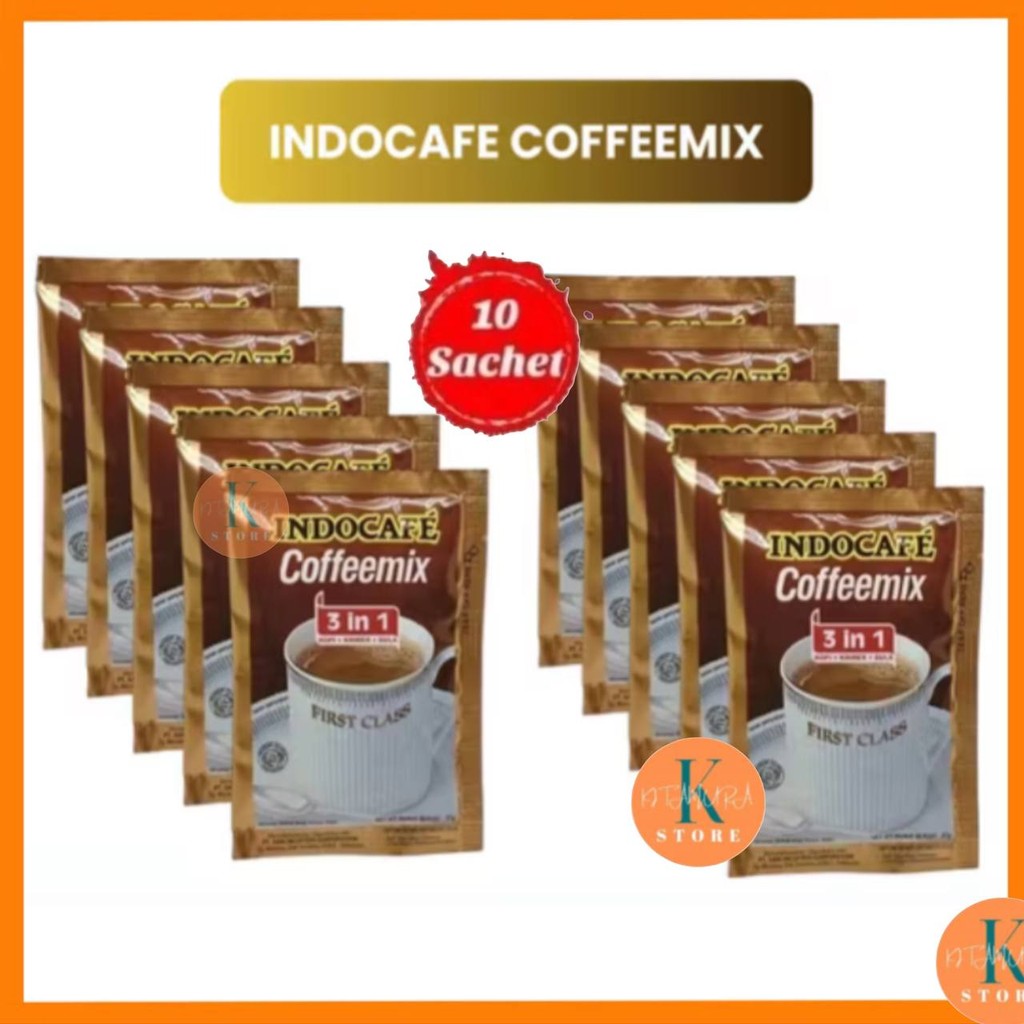 

INDOCAFE COFFEMIX 3IN1 20GR RENCENG Kopi Indo cafe Halal BPOM Original