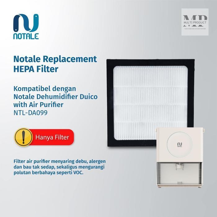Replacement HEPA Filter Dehumidifier with Air Purifier Notale Duico