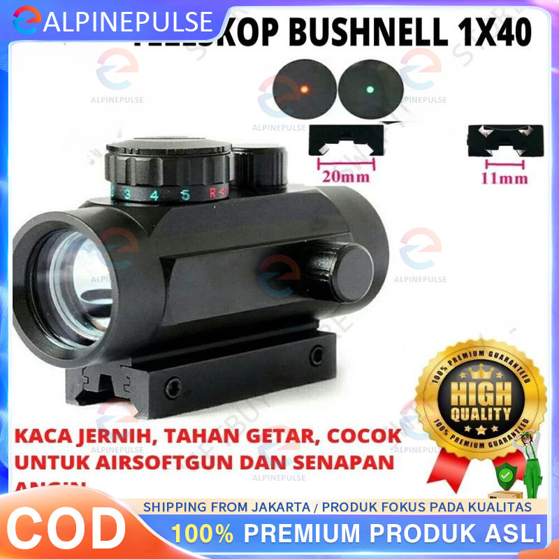 Redot 1x40 Rd Red Dot Busnell Laser Redot Redot Scope Barry Teleskop Bushnell Reddot 1x40 Green Dot 