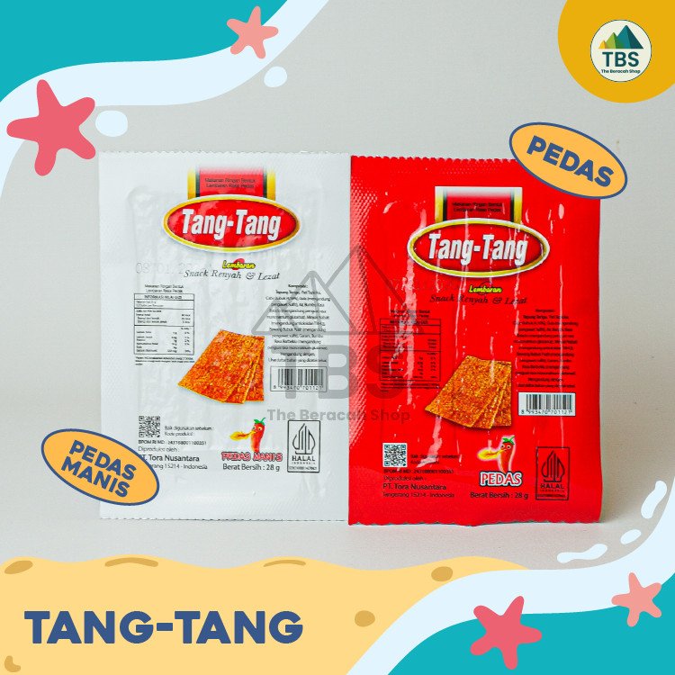 

Tang Tang Snack Lembaran Pedas Spicy Strips Cemilan Pedas Halal 28 Gram Rasa Pedas Dan Pedas Manis 50 Pcs