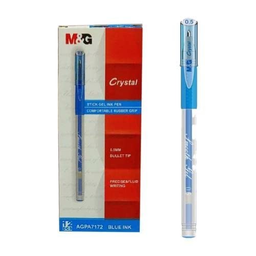 

Pulpen Smear-Proof Gel Pen, Bullet Tip 0.5mm M&G AGPA7172 Blue