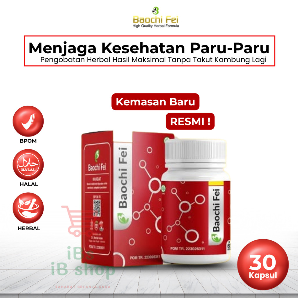 BAOCHI FEI KAPSUL HERBAL OBAT PARU ORIGINAL
