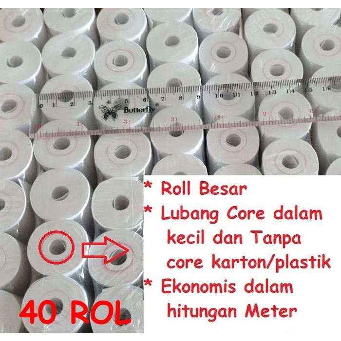 

Kertas Thermal 57 x 30 printer kasir POS bluetooth android portable