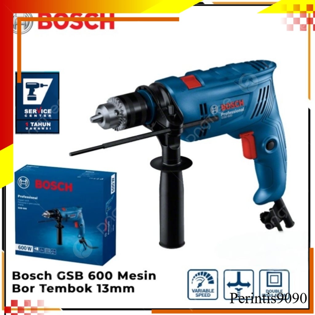 Mesin Bor 13mm Bosch GSB600 Original