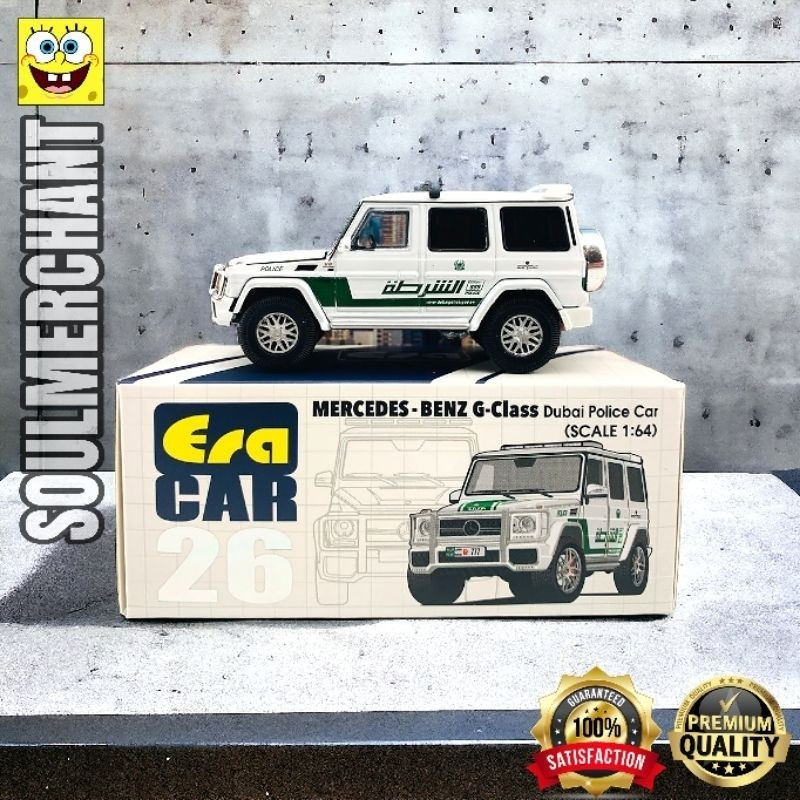 Era Car Mercedes Benz G Class Dubai Police Car Diecast Jeep Off Road