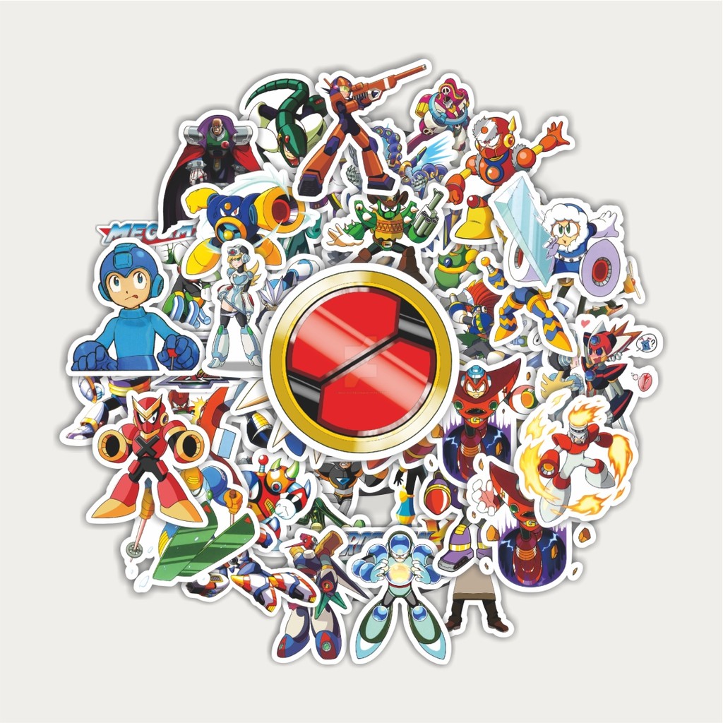 

Sticker Pack Stiker Capsom Series Megaman Universe Character Mix 4 | Sticker TUMBLR | Stiker LAPTOP KOPER HELM