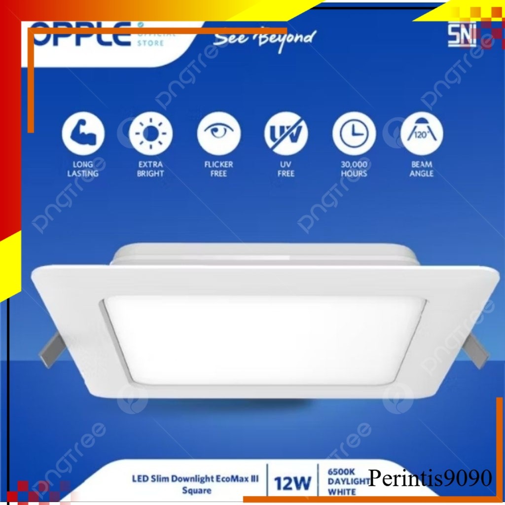 Opple Led Panel Downlight Inbow 12 Watt kotak