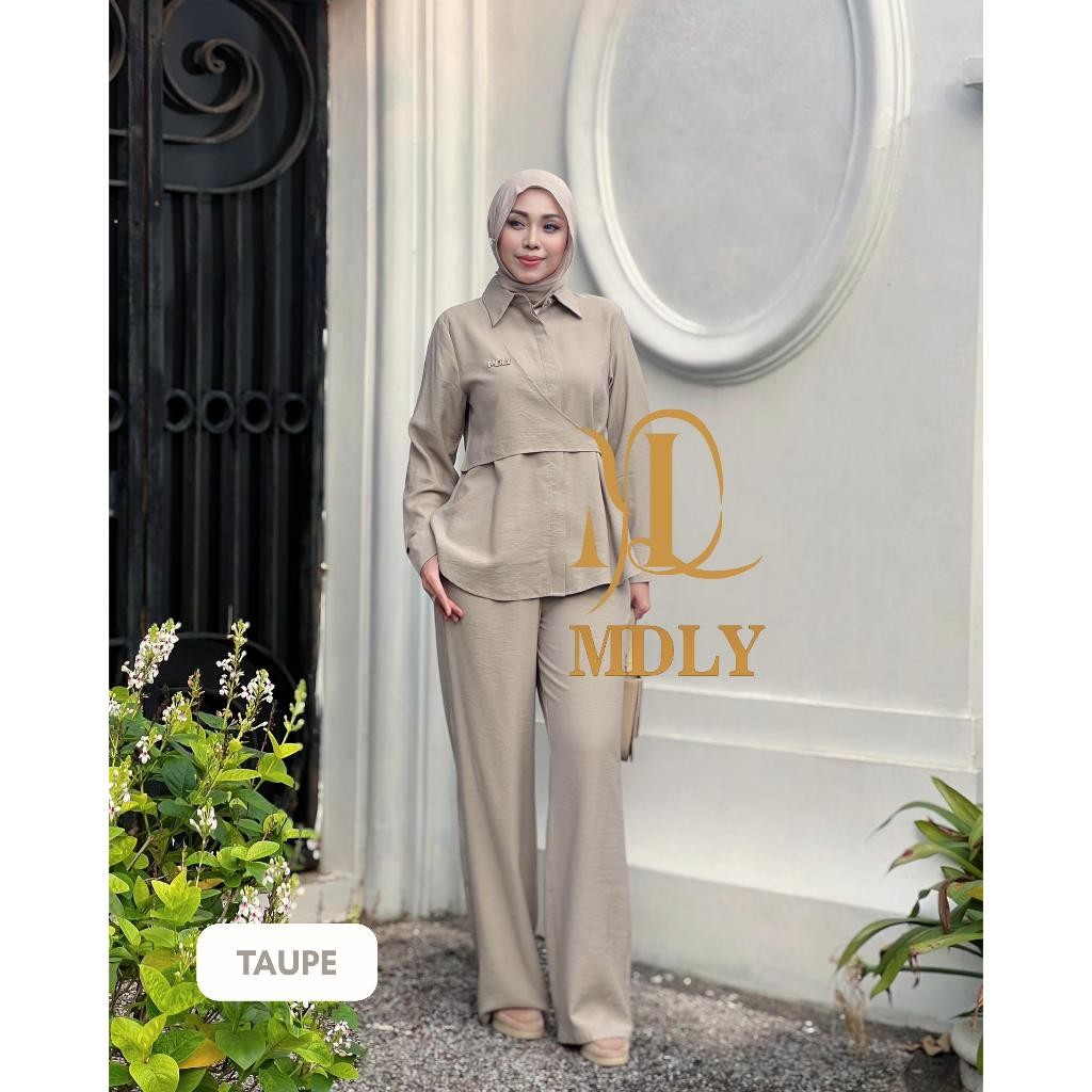 Rozha Set By MDLY - One set Wanita Setelan Wanita Terbaru Setelan MDLY Setcel Wanita Setelan Rok Wan