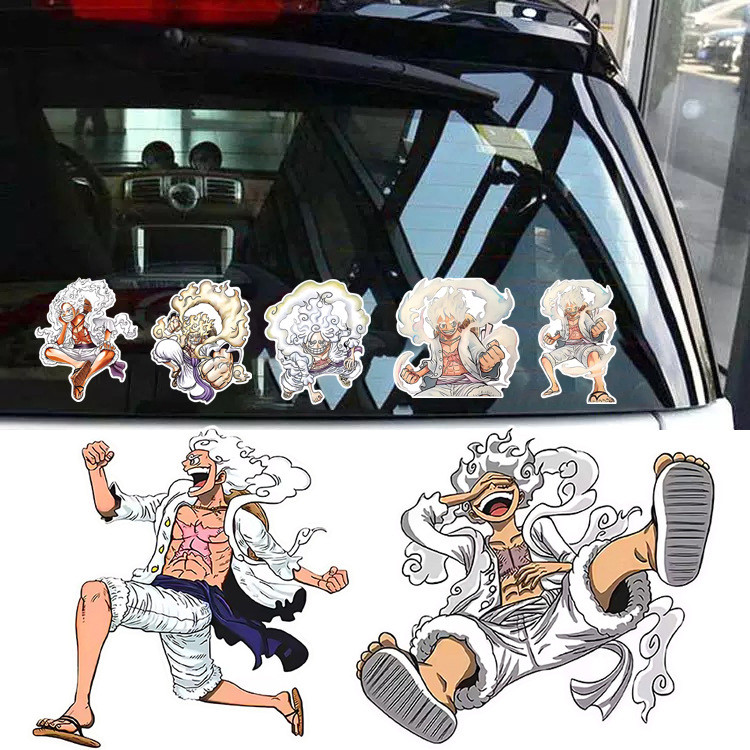 

Anime Stickers One Piece Stickers Luffy Fifth Gear Car Stickers Scratches Cover Motorcycle Electric Car Personality