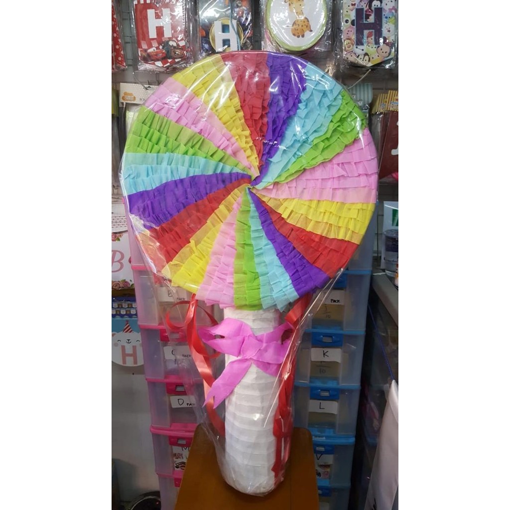 

PINATA ULANG TAHUN HAPPY BIRTHDAY LOLLIPOP CANDY READY GOJEK INSTANT