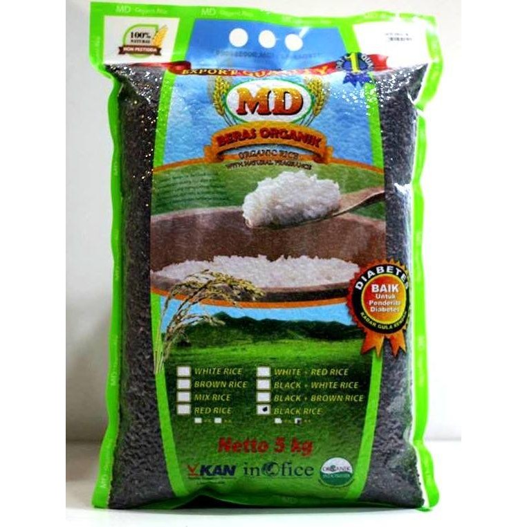

MD Beras Hitam Organik Kupas Kulit 5kg / MD Organic Black Rice Kupas Kulit 5kg