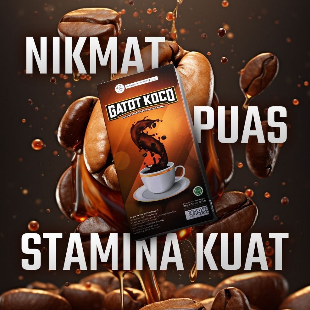 

PRODUK TERBARU Kopi Gatot Koco by Richard Lee 1 Box 5 sachet PRIVASI AMAN