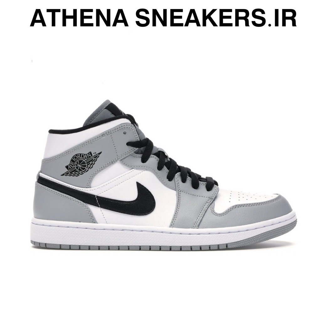 Sepatu Air Jordan AJ 1 Mid Smoke Grey BNIB Original
