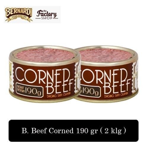 

Bernardi Corned Beef 190 gr ( 2 klg )
