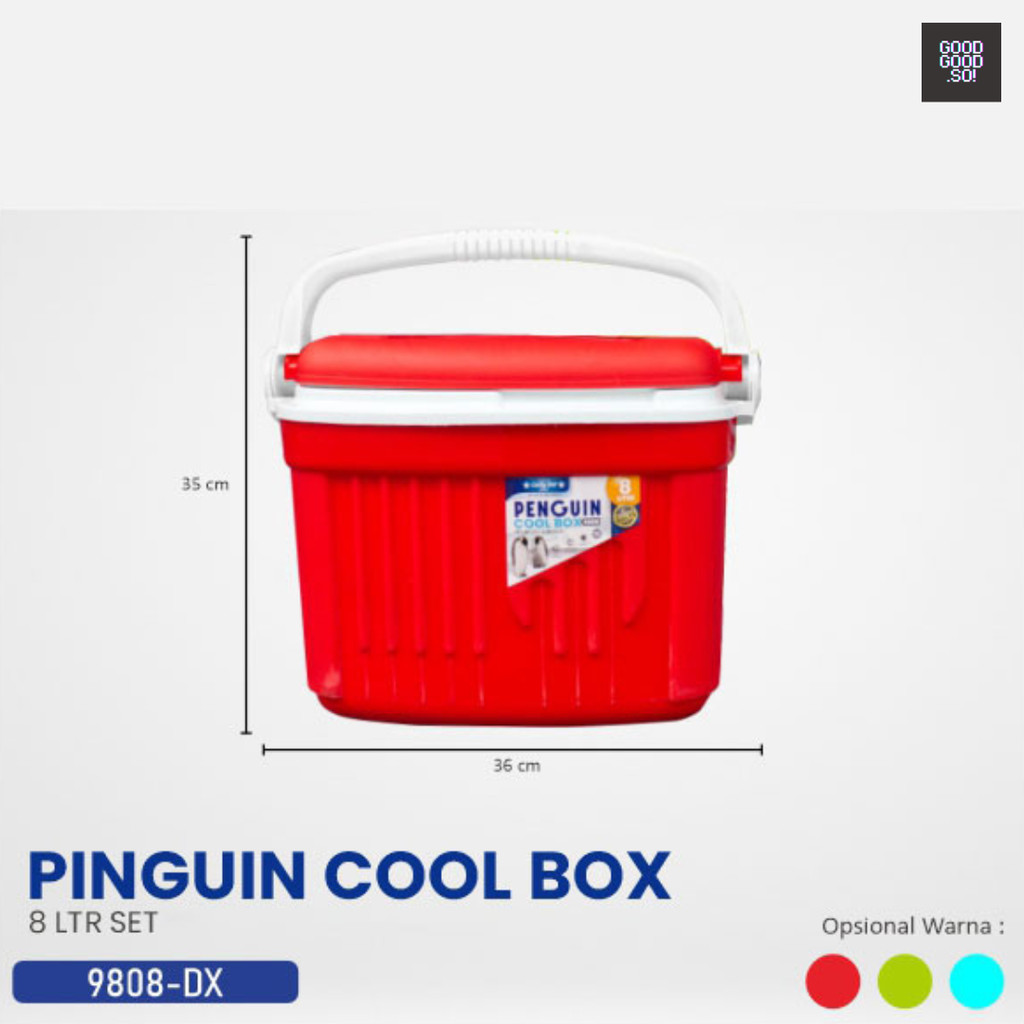 PENGUIN COOL BOX 8 LT DELUXE / COOL BOX / BOX ES / TEMPAT MINUMAN / PENGUIN COOL BOX