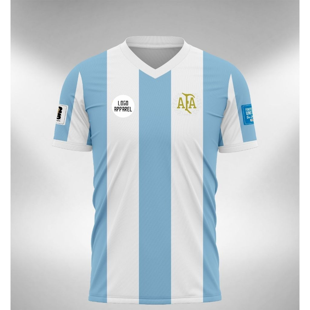 Jersey Terbaru Argentina 2025 Home Kiper Dry Fit S-XXL