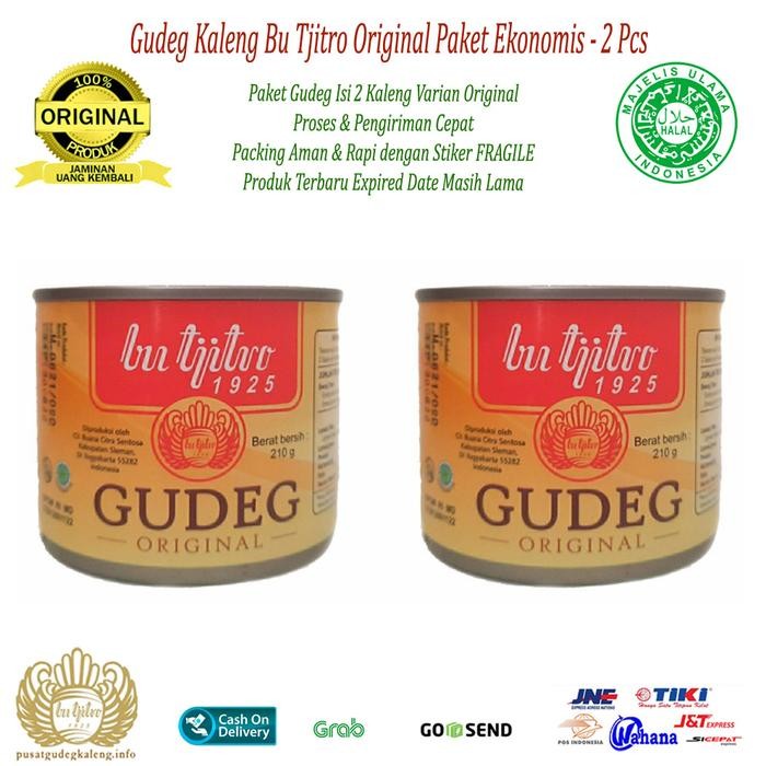 

[TERLARIS] Gudeg Kaleng Bu Tjitro Paket Ekonomis All Varian - Isi 2Pcs - Original[TERLARIS ]
