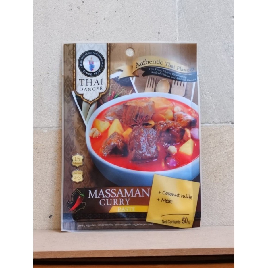 

Thai Dancer Massaman Curry Paste 50gr / pasta kari massaman / Thailand