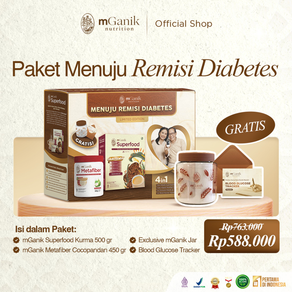 mGanik - Paket Menuju Remisi Diabetes - BPOM